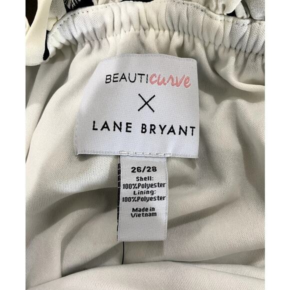 Stylish Black and White Ruffle Mini Dress - Picture 7 of 10